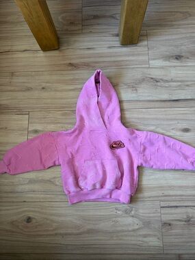 Nike Kids Bubblegum Pink Hooded Sweatshirt